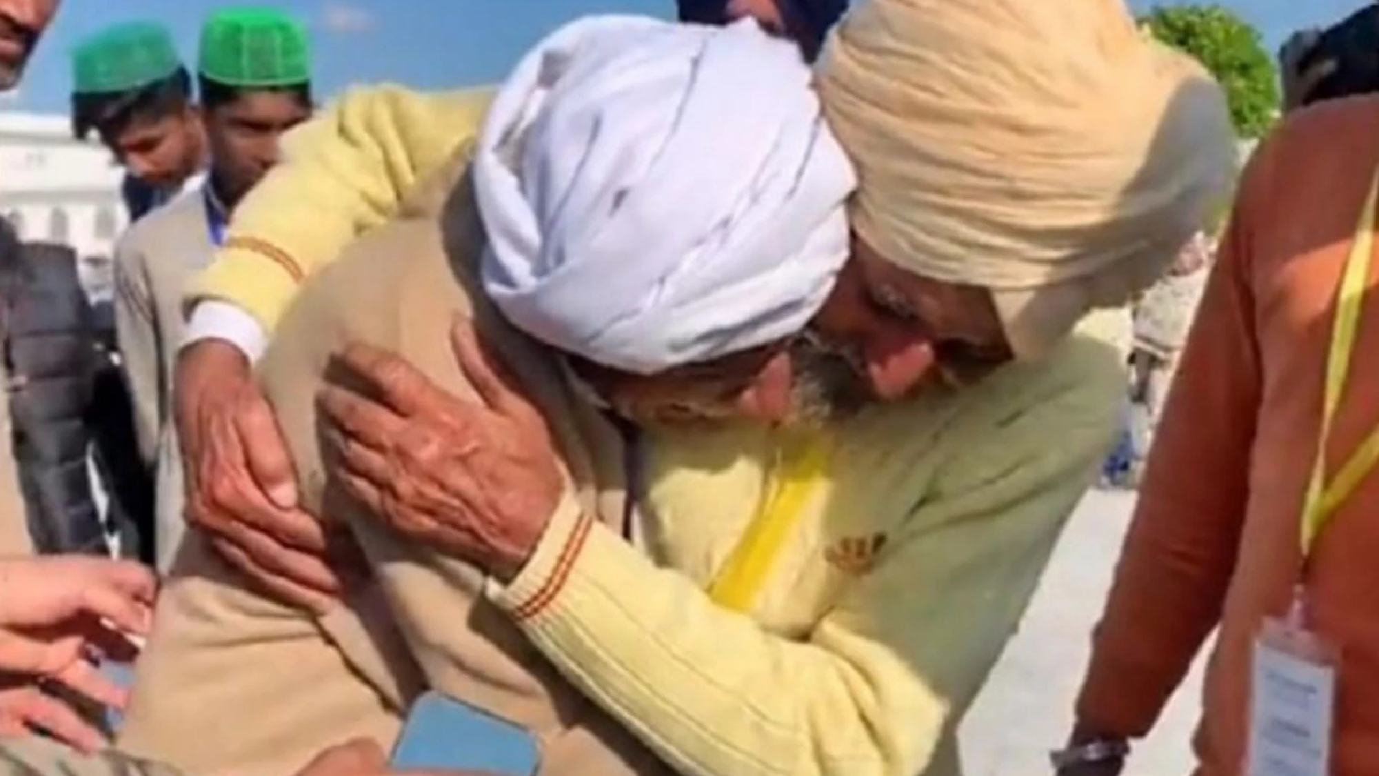 Brothers separated during Indo-Pak Partition meet after 74 years