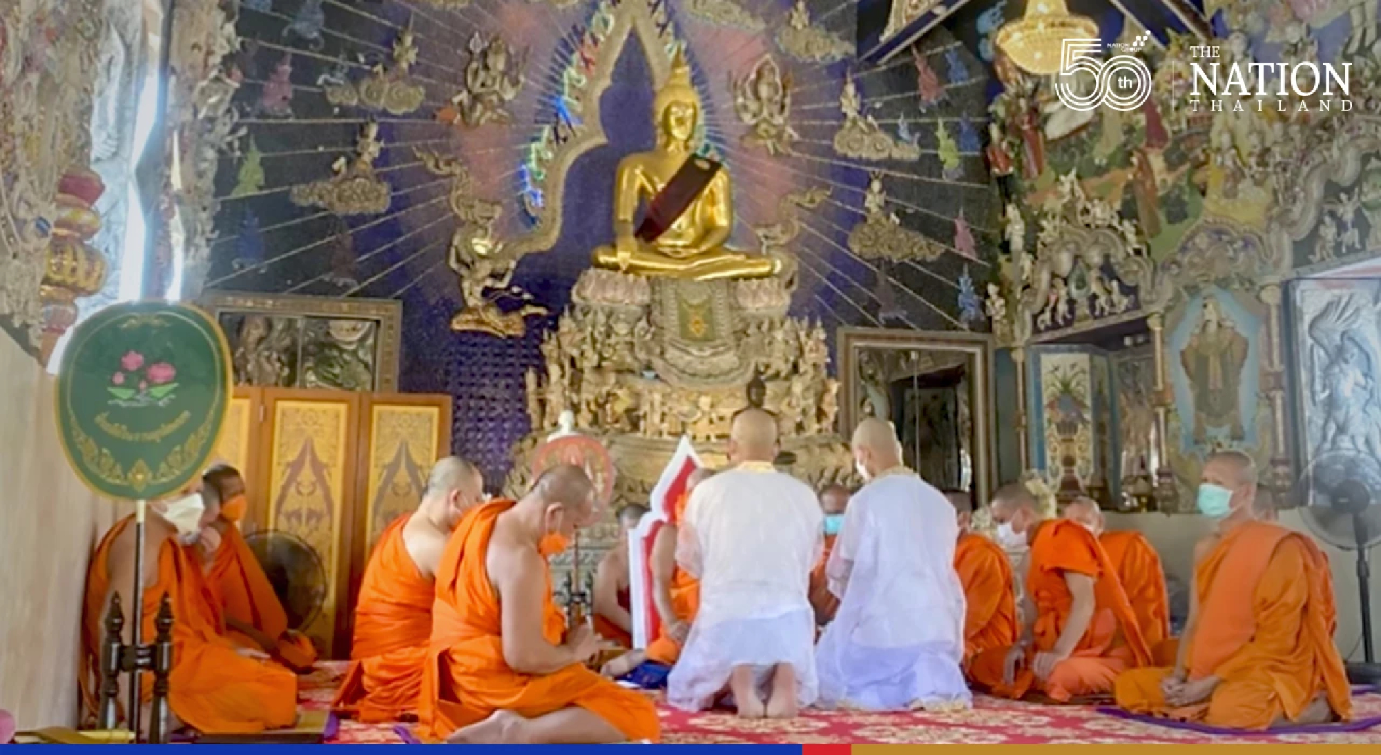 Policeman behind zebra-crossing death ordains to make merit for victim