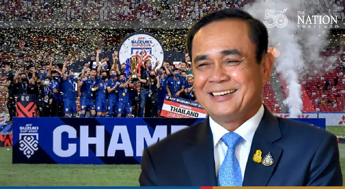 Prayut congratulates Thailand national football team for winning its sixth AFF Championship Prayut congratulates Thailand national football team for winning its sixth AFF Championship