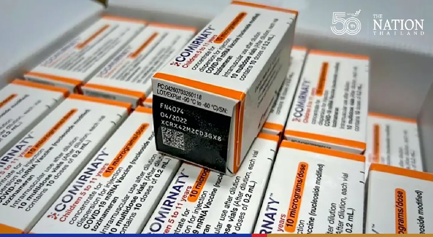 Pfizer vaccines for children arrive