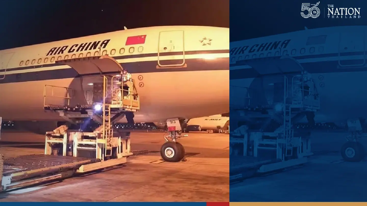 Latest donation of Covid-19 jabs from China lands on Thai soil
