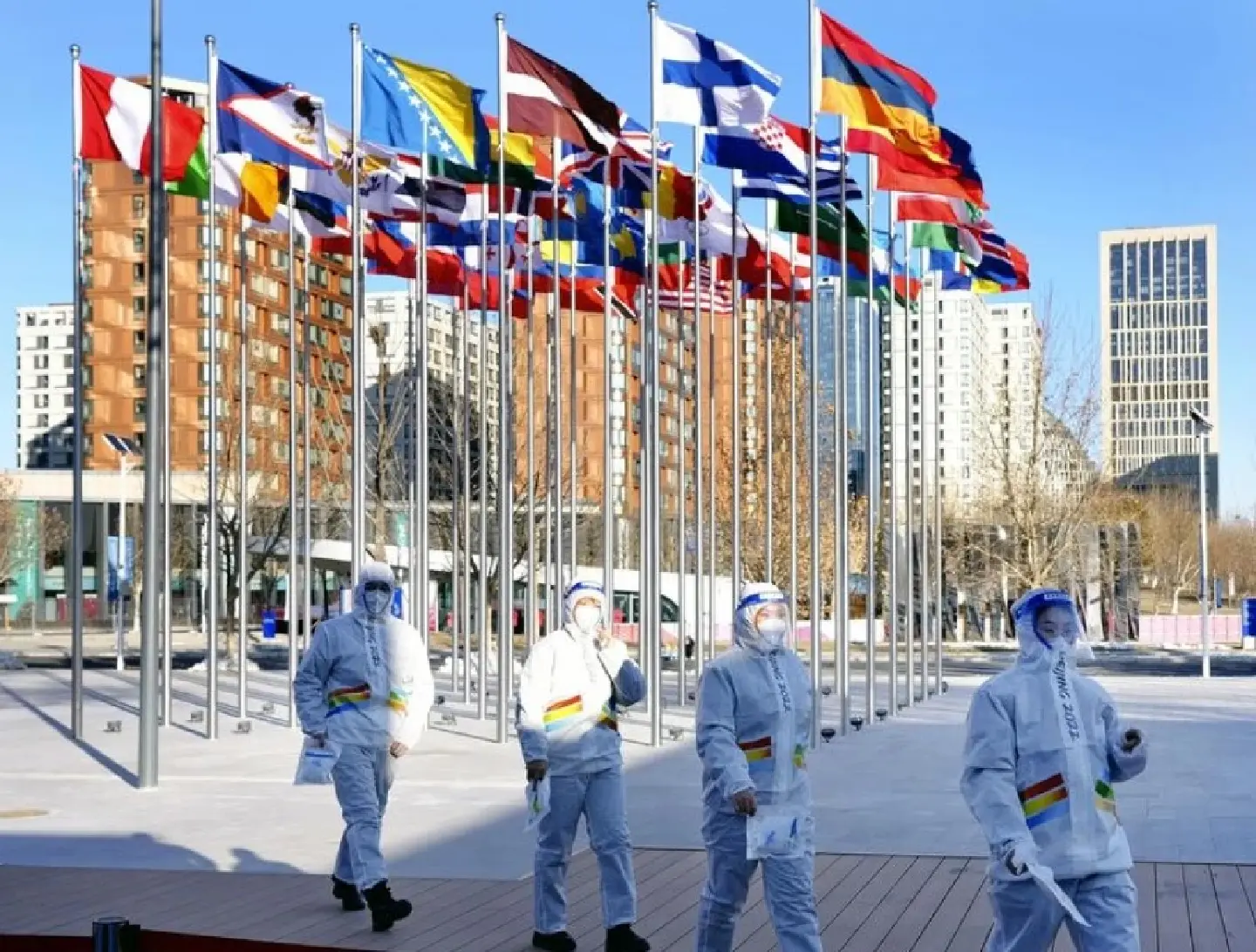 Athletes start arriving in Beijing’s Olympic bubble