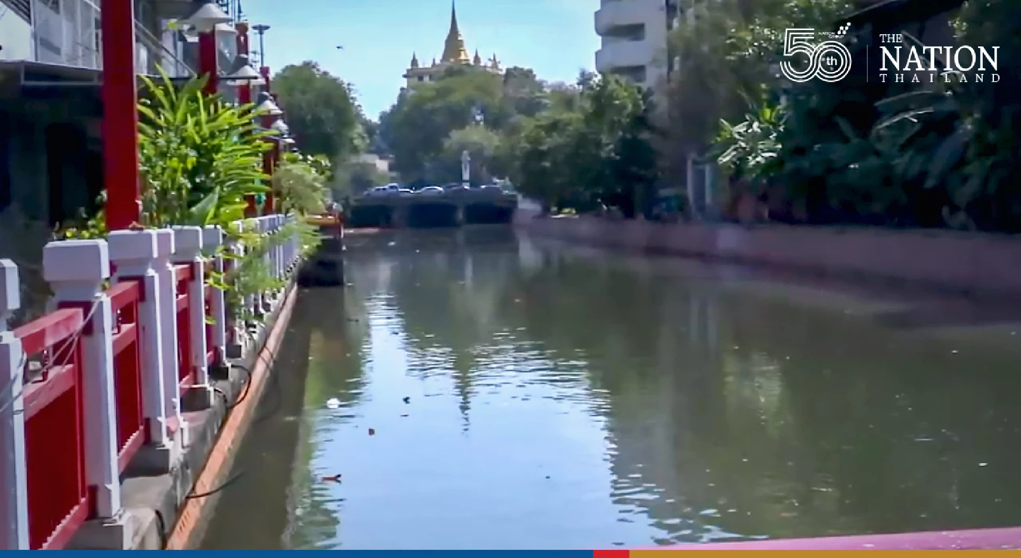 Renovation of Bangkok’s Banglamphu canal 40% complete