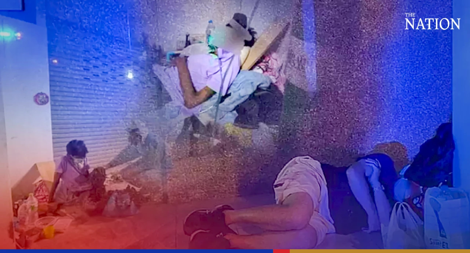 Two Facebook pages refute Anutin’s remarks that no Covid patients are lying on pavements