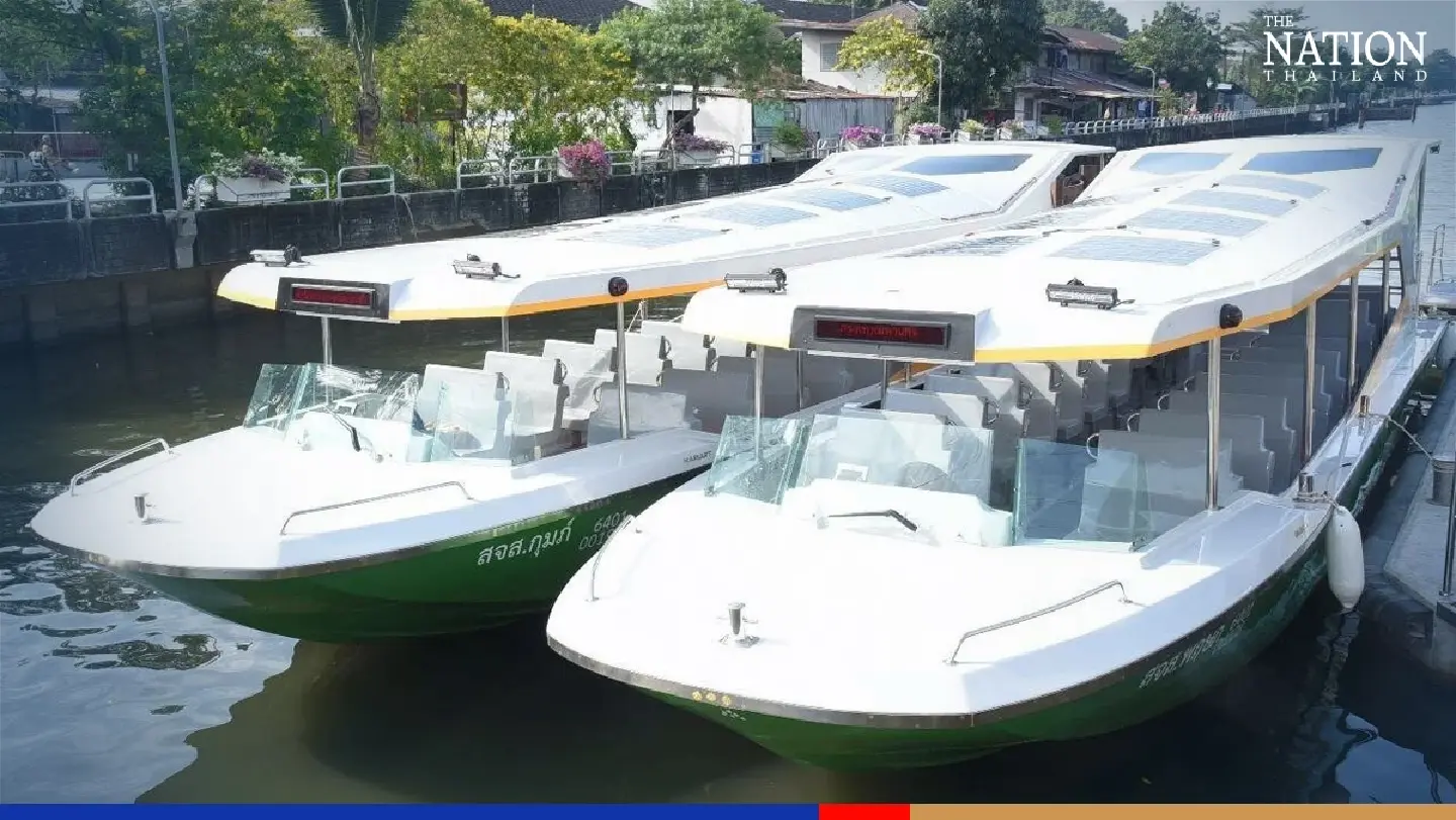 Electric boats to glide down Bangkok’s Saen Saep canal soon
