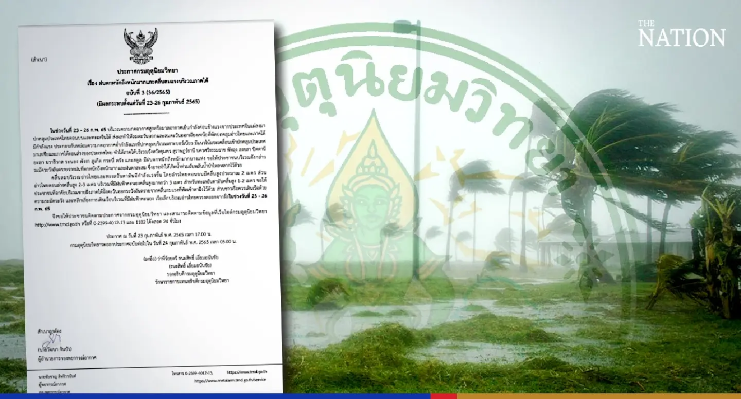 Very heavy rains, strong winds, high waves set to hammer South