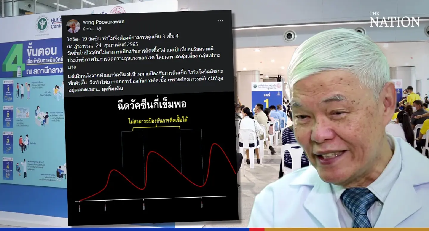 Fourth jab necessary as immunity drops even after 3rd dose: Dr Yong Fourth jab necessary as immunity drops even after 3rd dose: Dr Yong