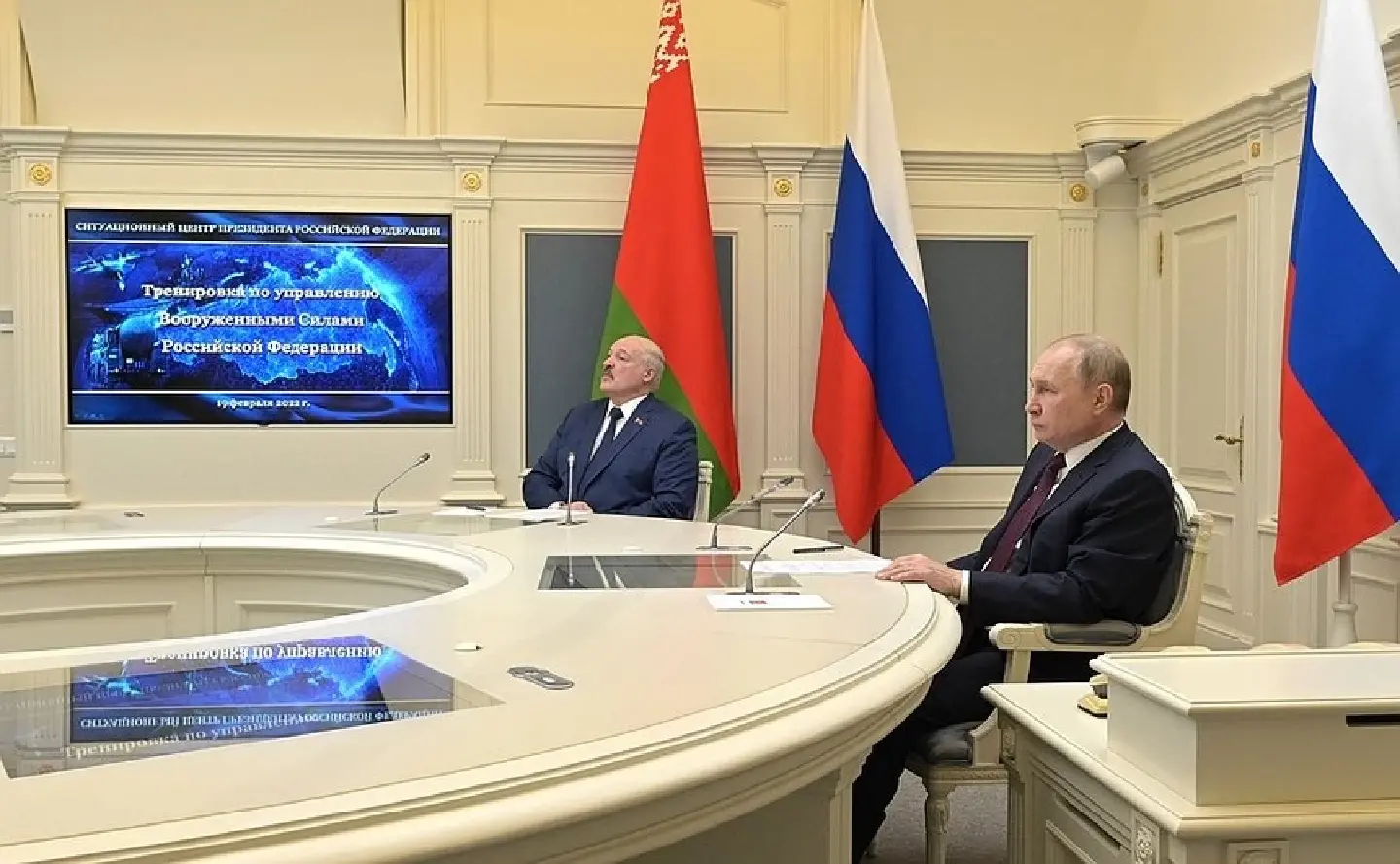 Russia holds strategic deterrence exercise as tensions with Ukraine escalate