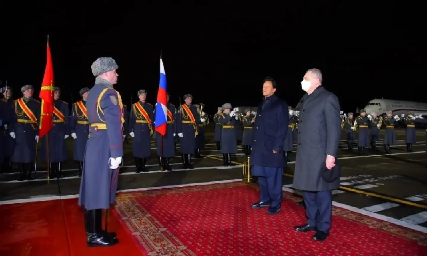 PM Imran arrives in Moscow on two-day visit to advance gas pipeline project PM Imran arrives in Moscow on two-day visit to advance gas pipeline project