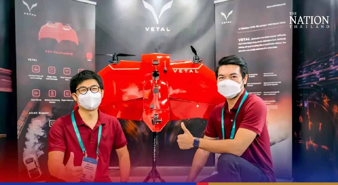 Thai start-up showcases versatile drone at CES 2022 in Las Vegas
