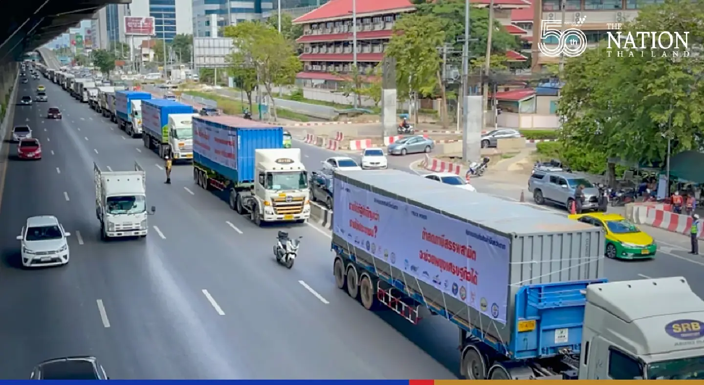 Truckers protesting fuel price postpone Bangkok blockade until Tuesday