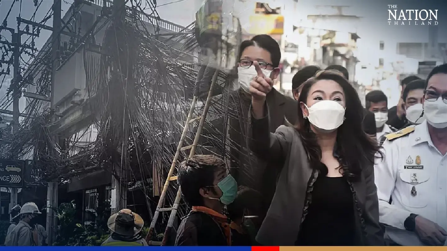 All overhead cables to be moved underground in Bangkok