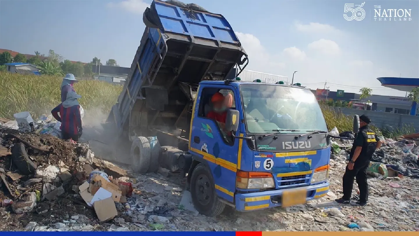 Crackdown on illegal dumping in Bangkok uncovers 23 sites, 2 more culprits