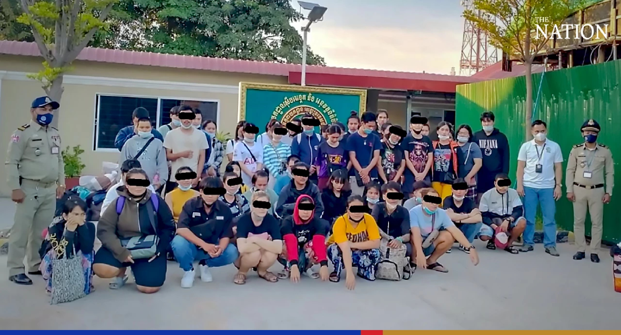 Cyber police helping 48 Thais to return home from Cambodia after call-centre scam