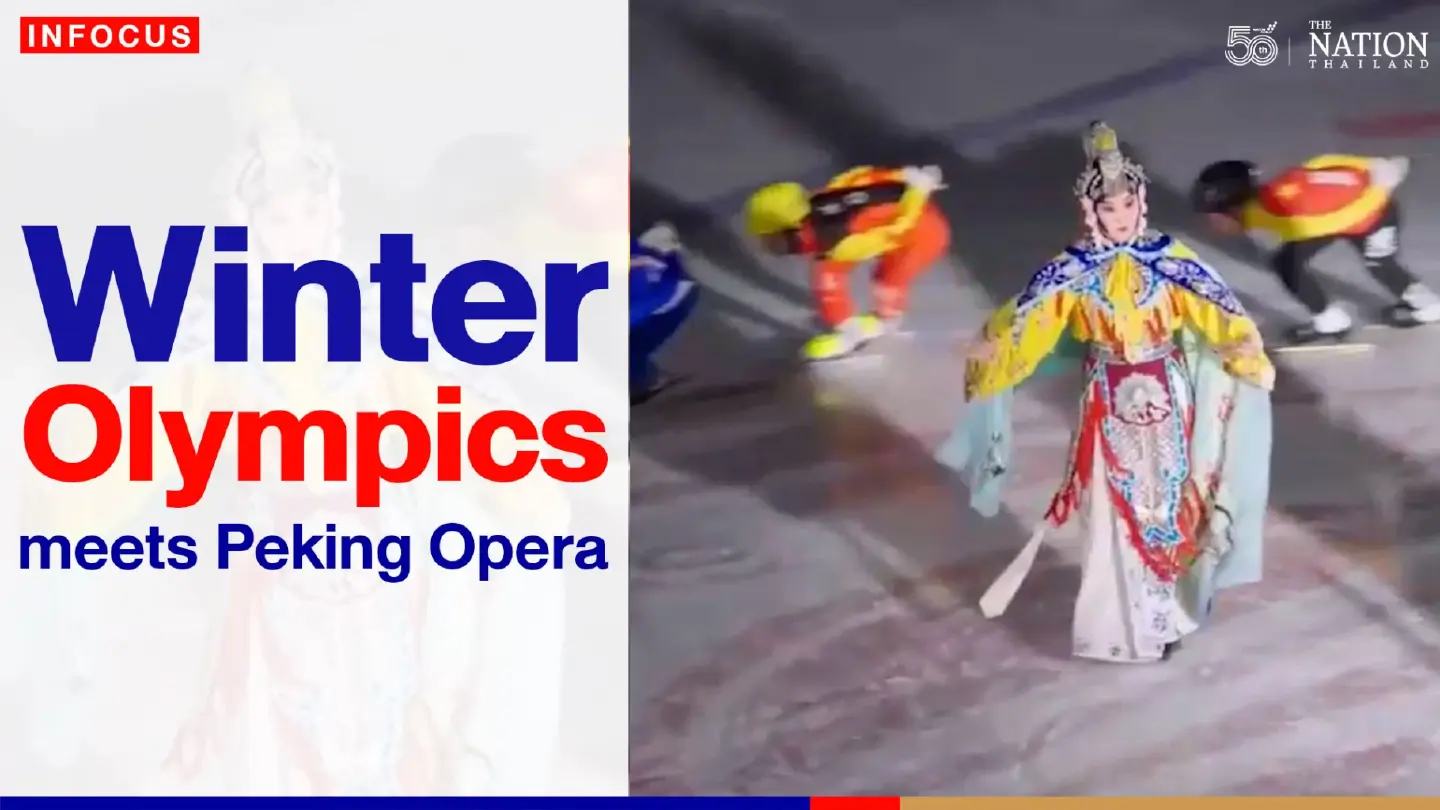 Winter Olympics meets Peking Opera