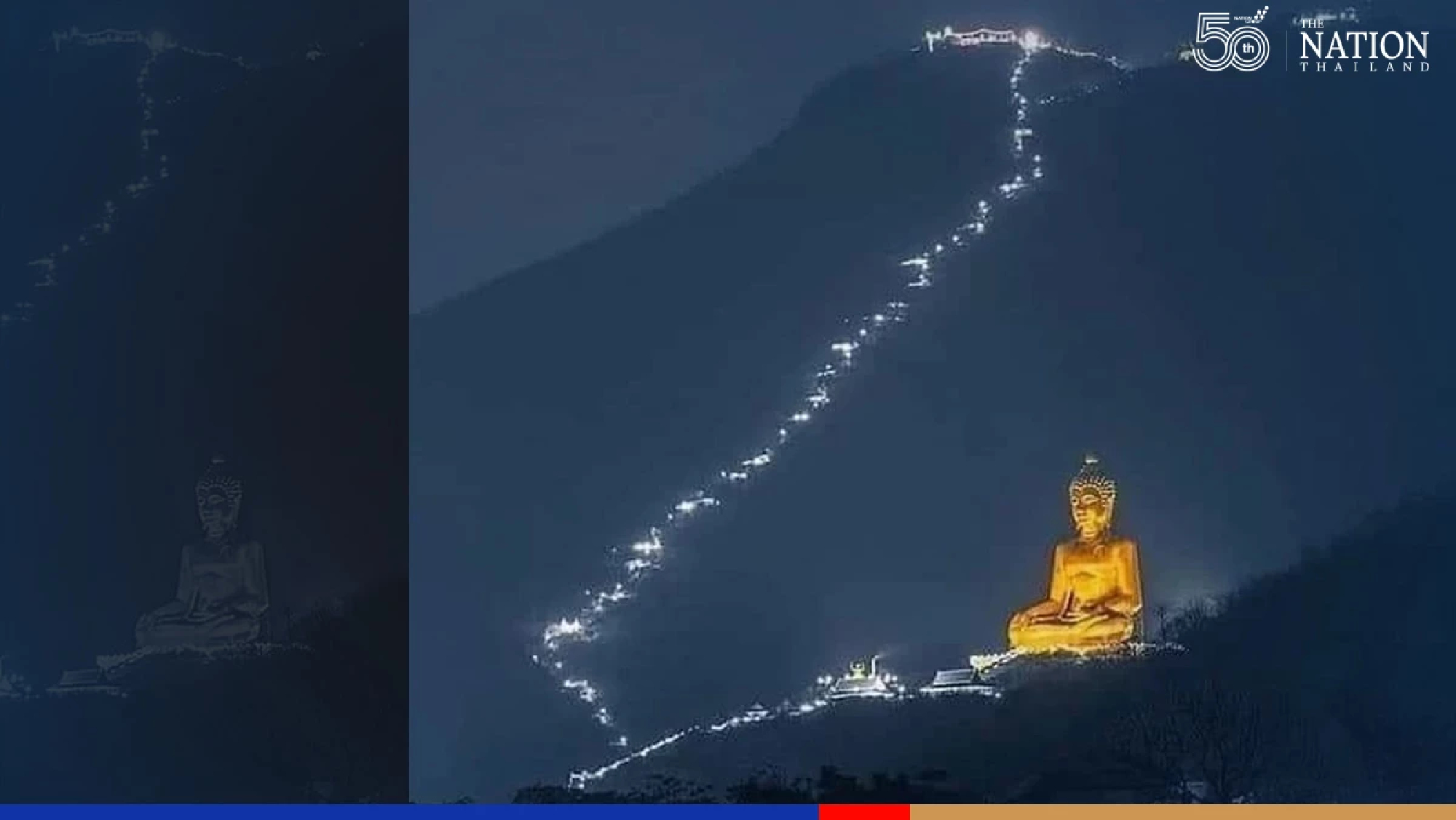 Stairway to heaven at ancient Thai temple