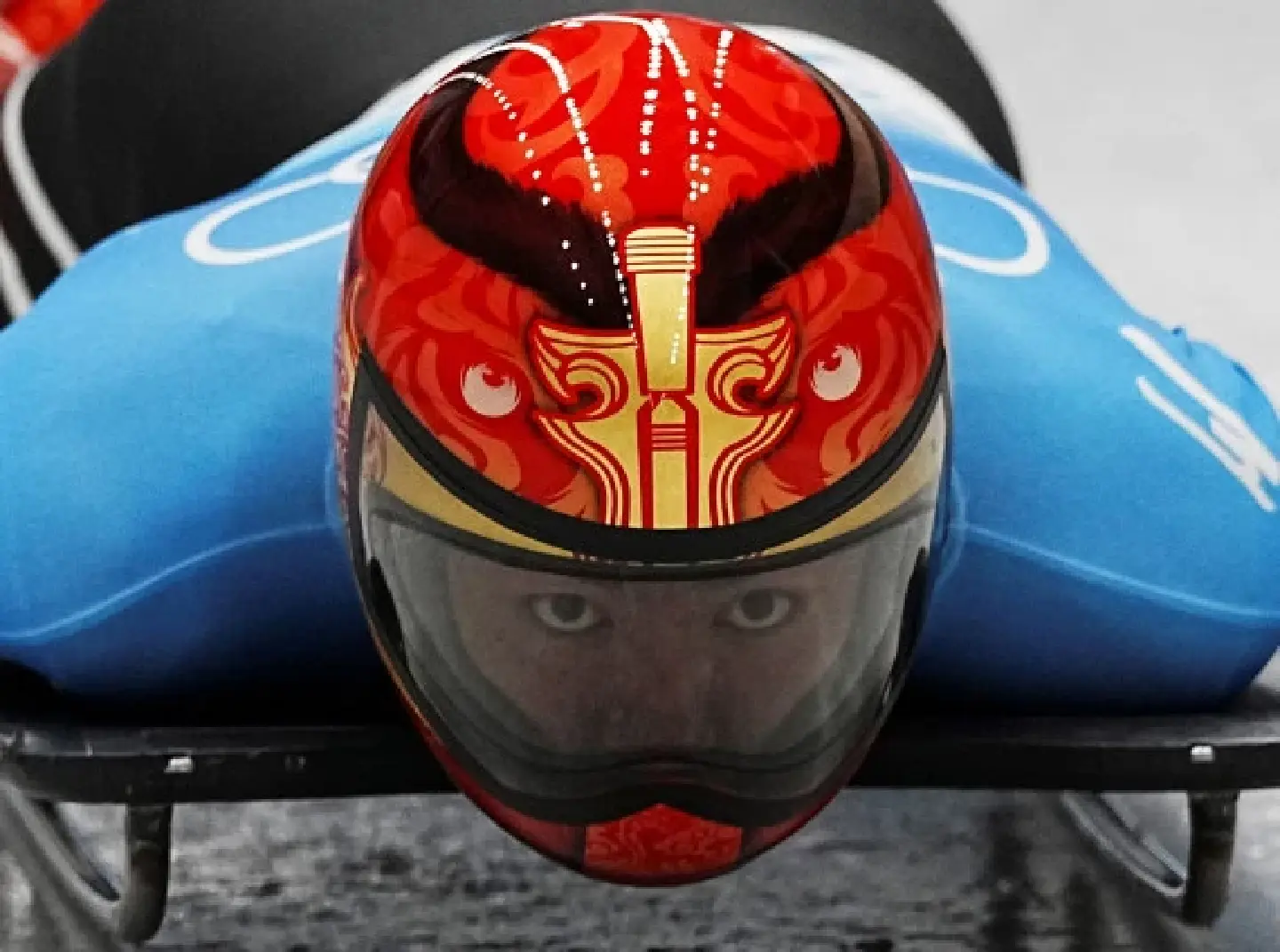 Olympic Fashion | Designs on helmets worn by skeleton athletes at Beijing 2022