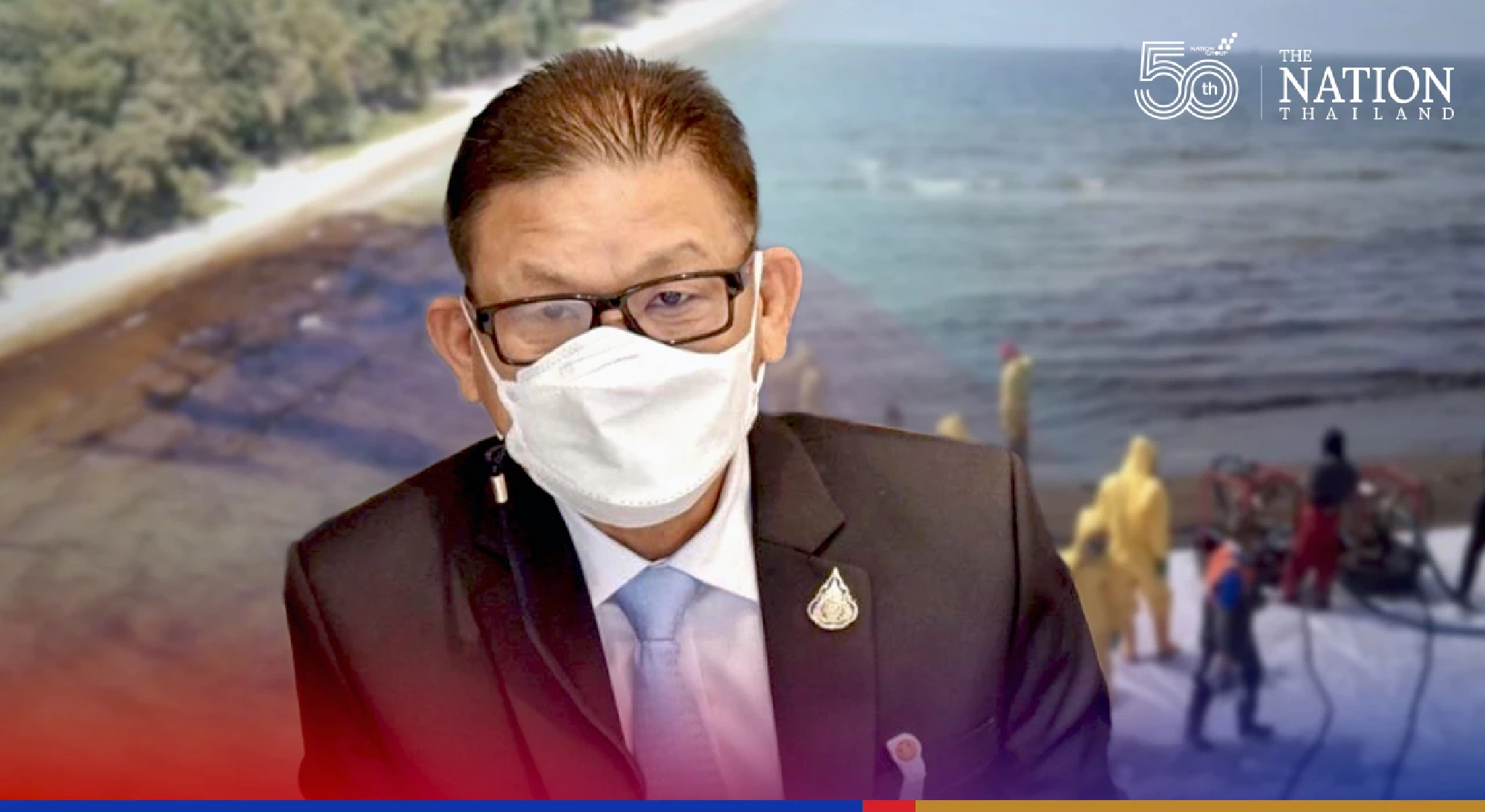 Most of oil slick on Rayong beach, nearby areas ‘taken care of’