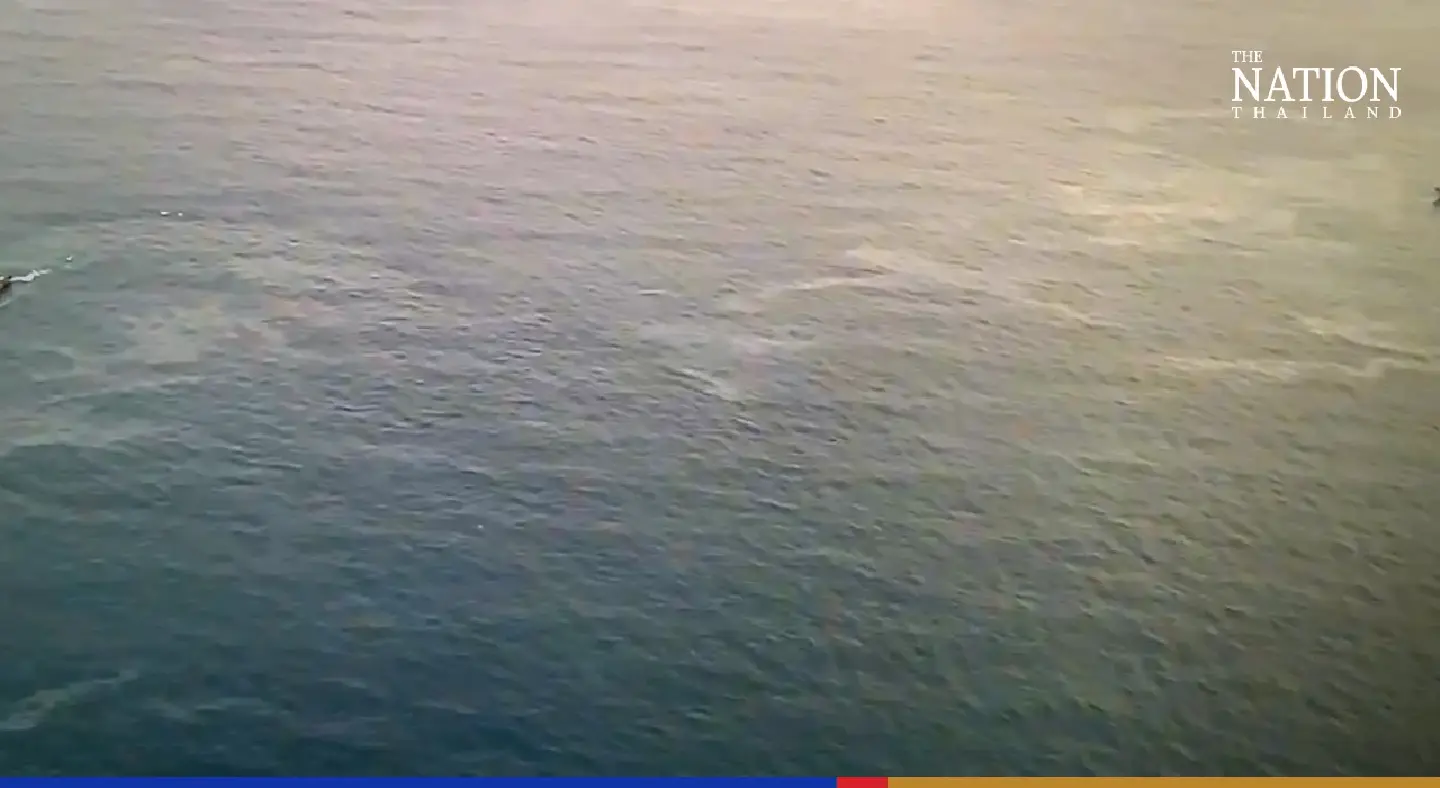 Oil slick found from a new leak off Rayong province