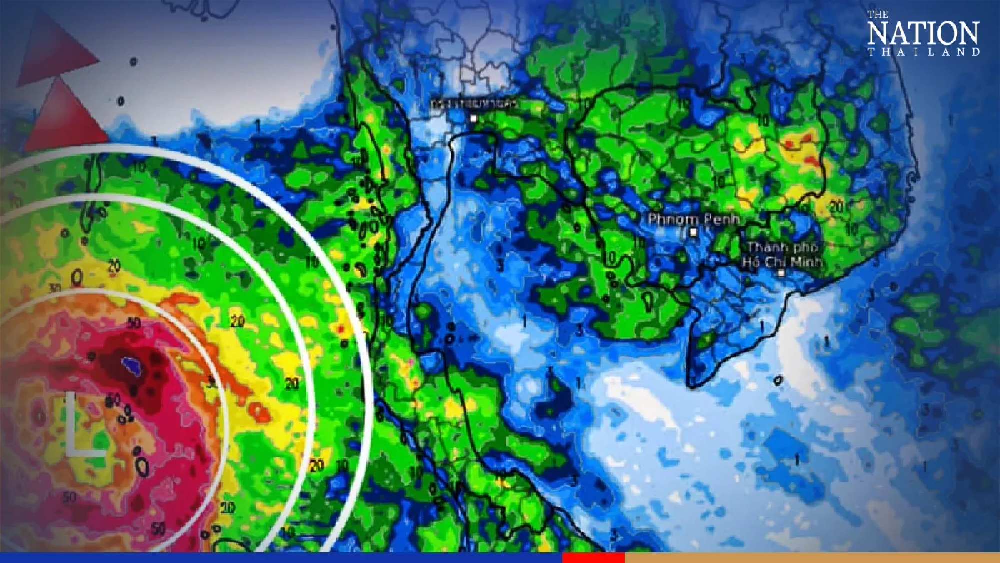 Storm warning for Upper Thailand as cyclone swirls in Bay of Bengal