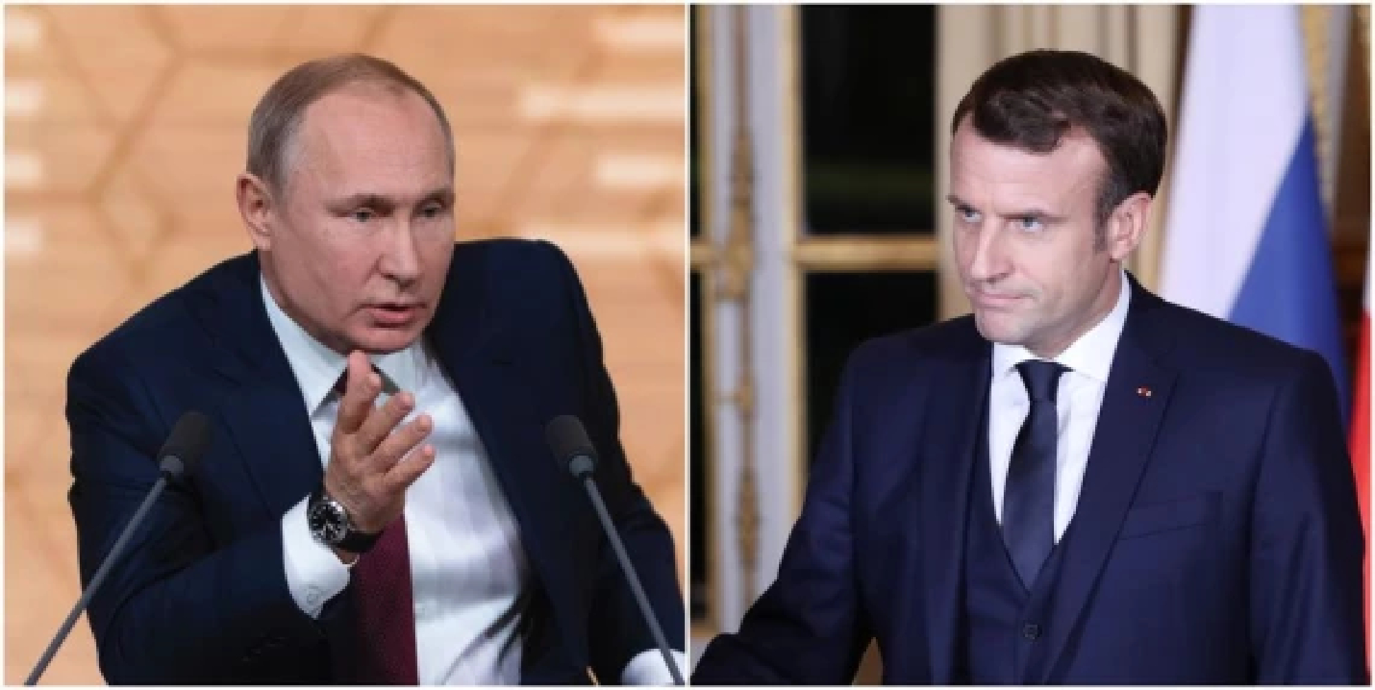 Putin, Macron discuss Ukraine issue over phone