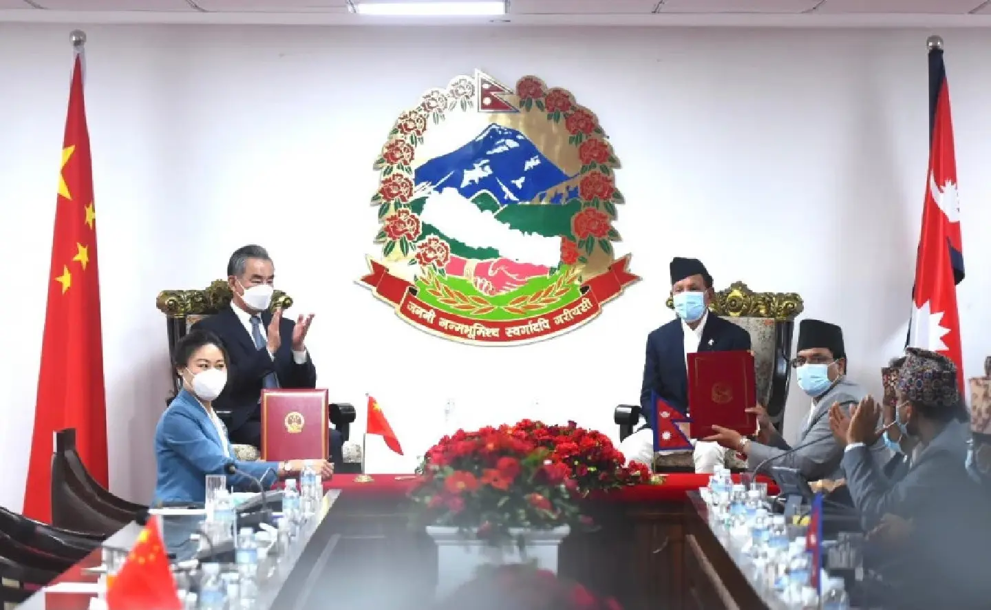 Nepal and China sign nine agreements Nepal and China sign nine agreements