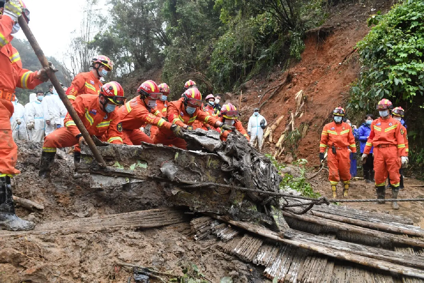 All 132 people on board China's crashed plane dead, official says