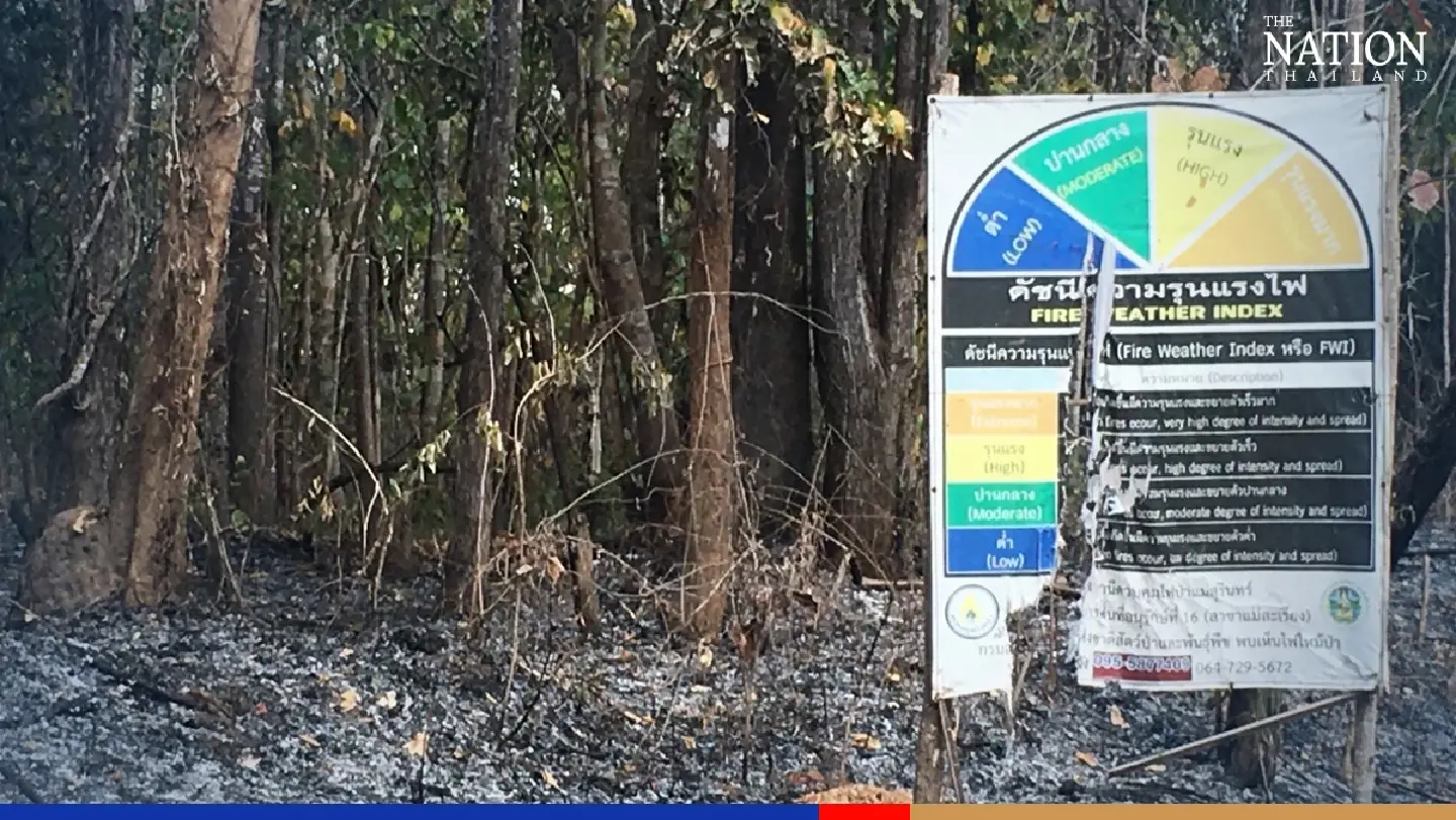 Crop stubble burning sparks fires in Mae Hong Son