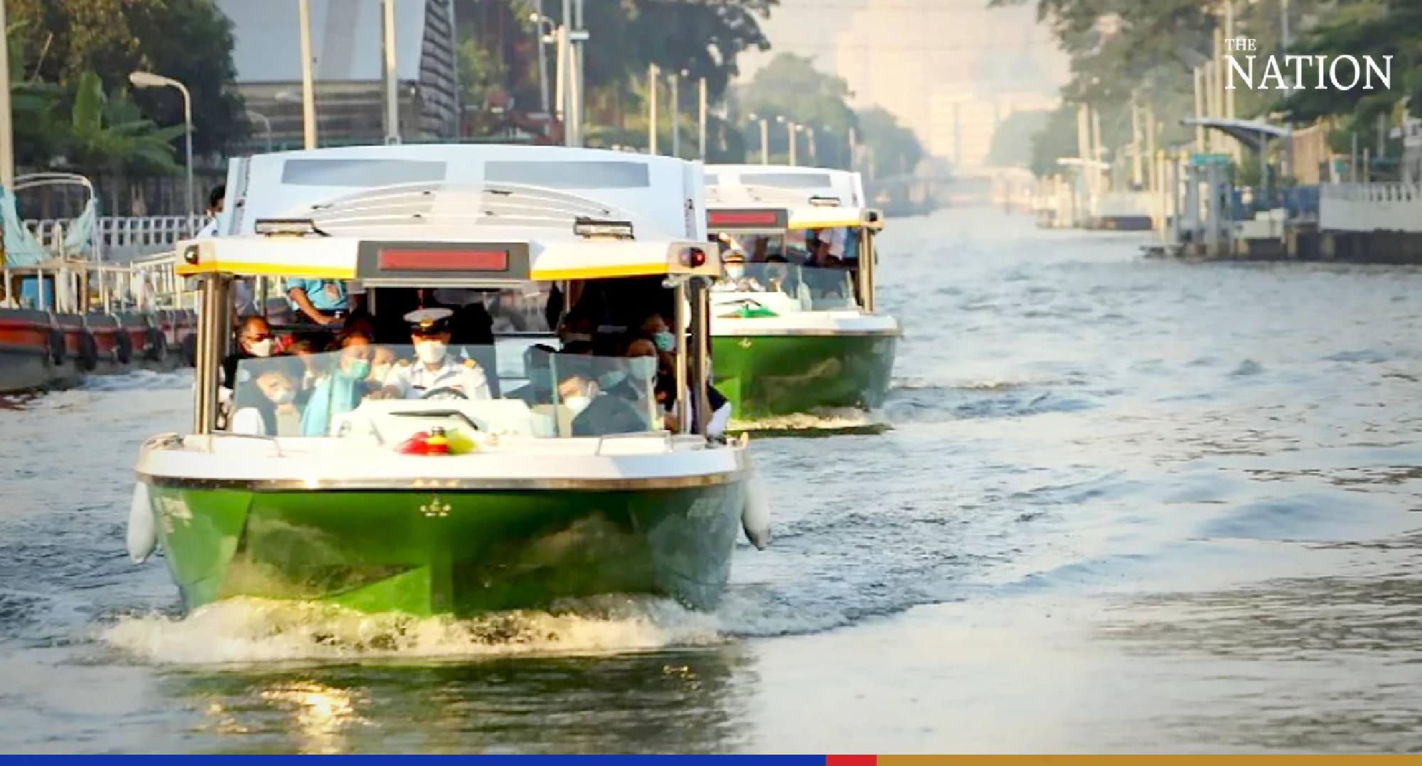 Saen Saep canal electric boats launch with free rides for six months