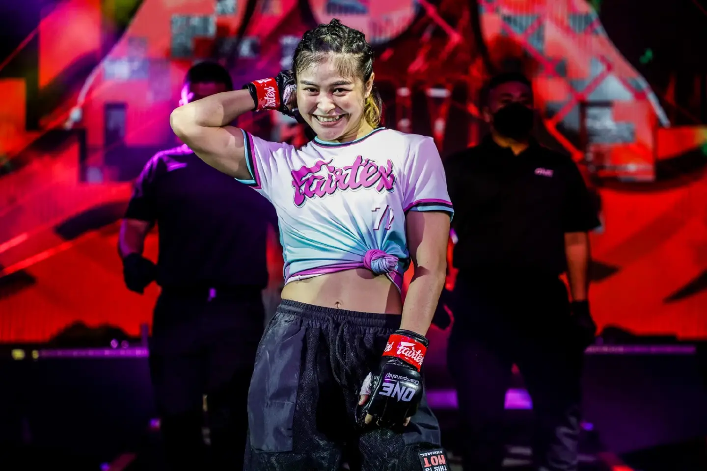 Stamp Fairtex made history when she became the first ONE Women’s Atomweight Muay Thai and Kickboxing World Champion.