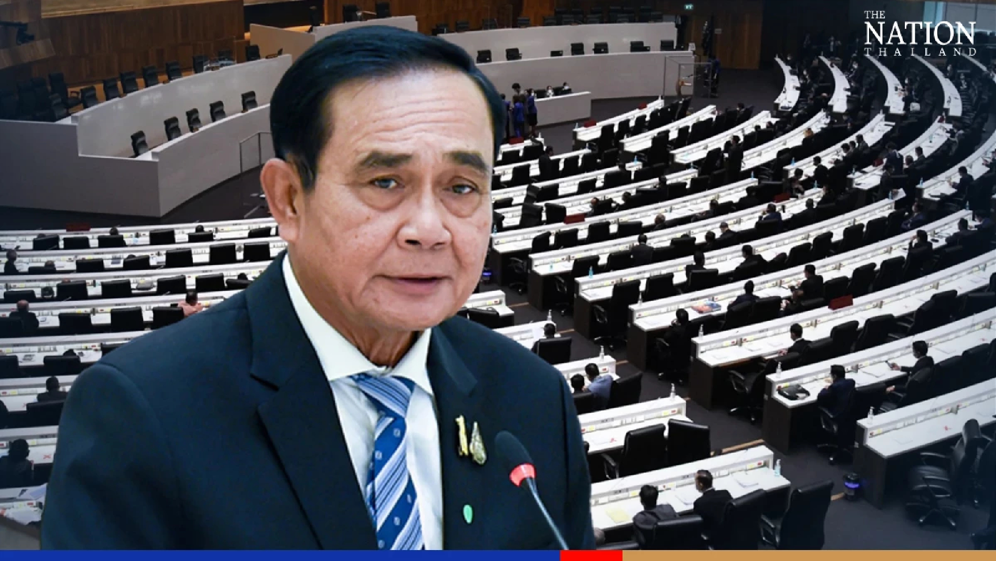Prayut retort to Prawit’s House dissolution comment: It’s up to me