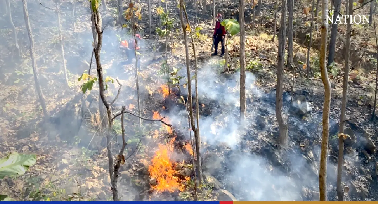 More forest fires spotted in Chiang Mai, foragers suspected More forest fires spotted in Chiang Mai, foragers suspected