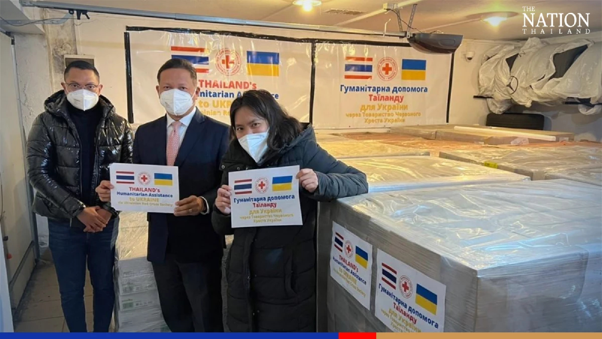 Thai embassy buys $60,000 worth of humanitarian items for Ukraine