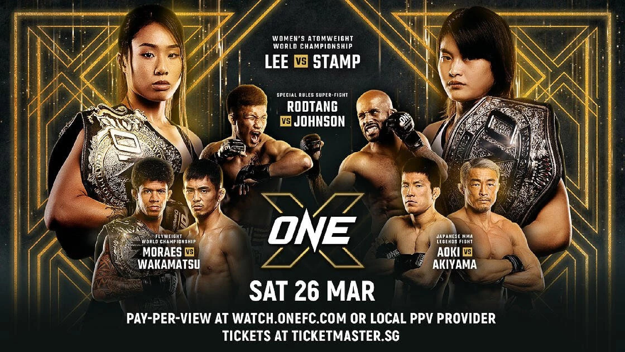 20-Bout Card Confirmed for ONE X on 26 March