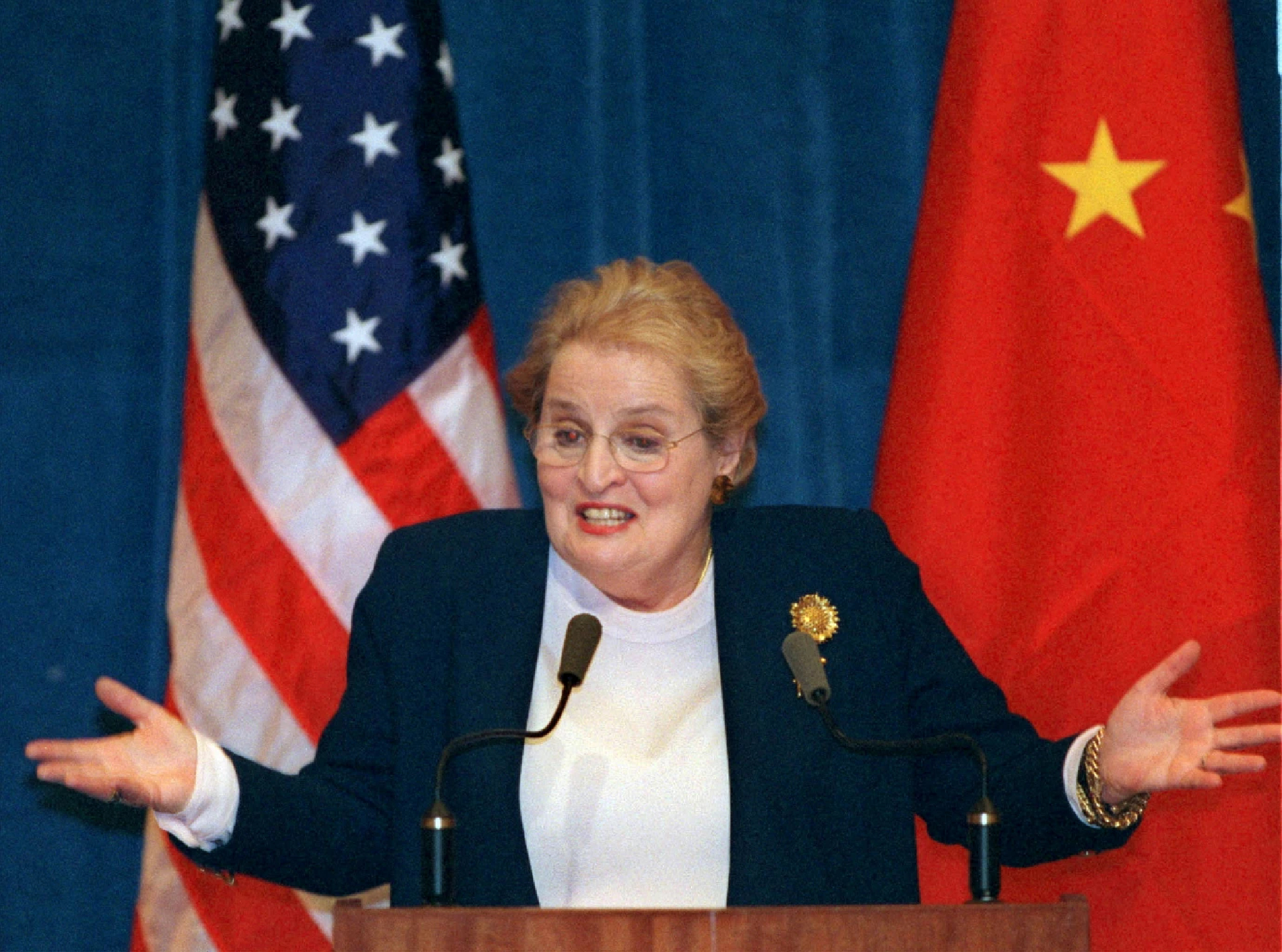 Madeleine Albright, former U.S. secretary of state and feminist icon, dies at 84