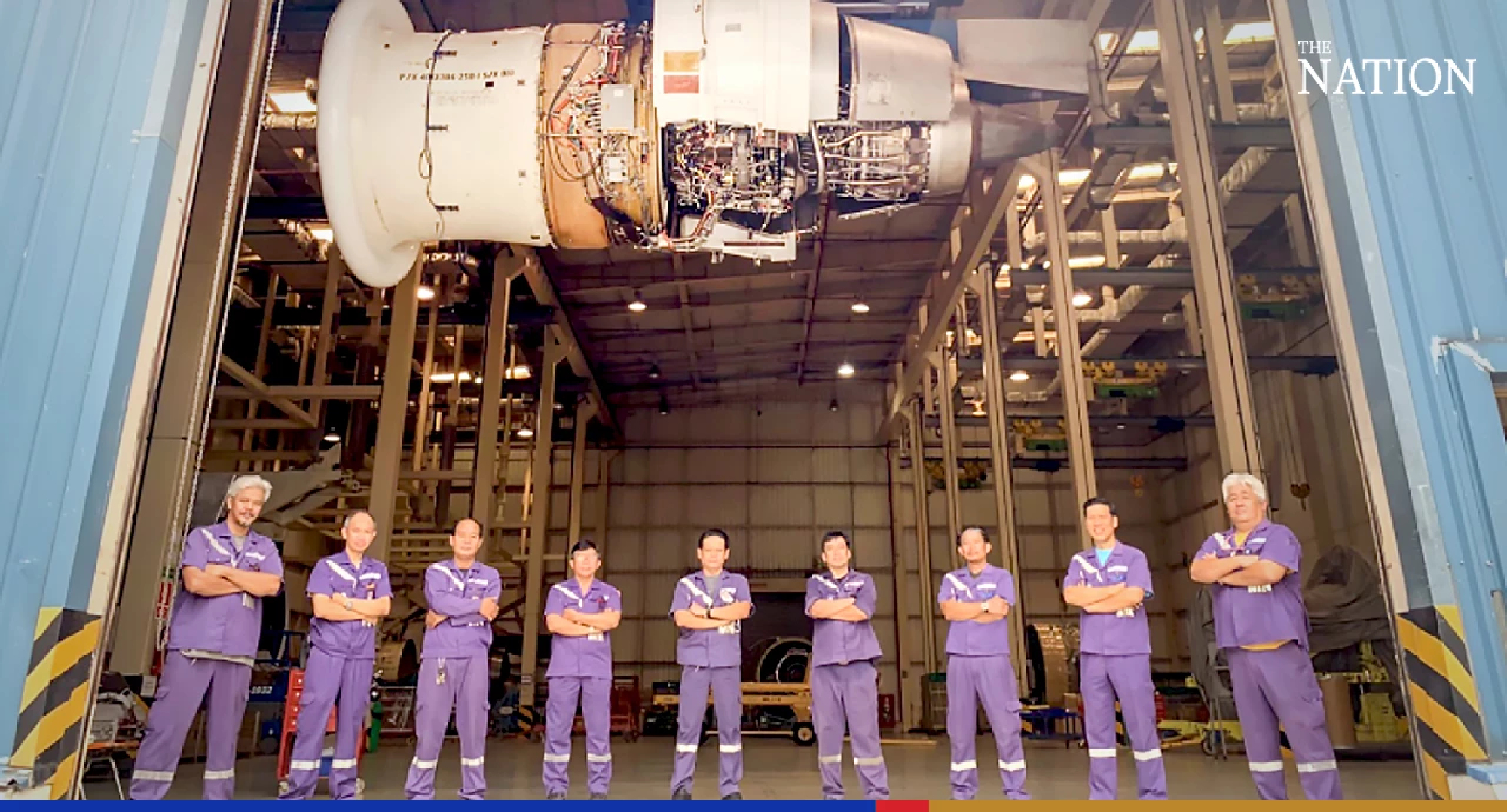 THAI engineers reassemble old Boeing engine that can be sold for THB100m