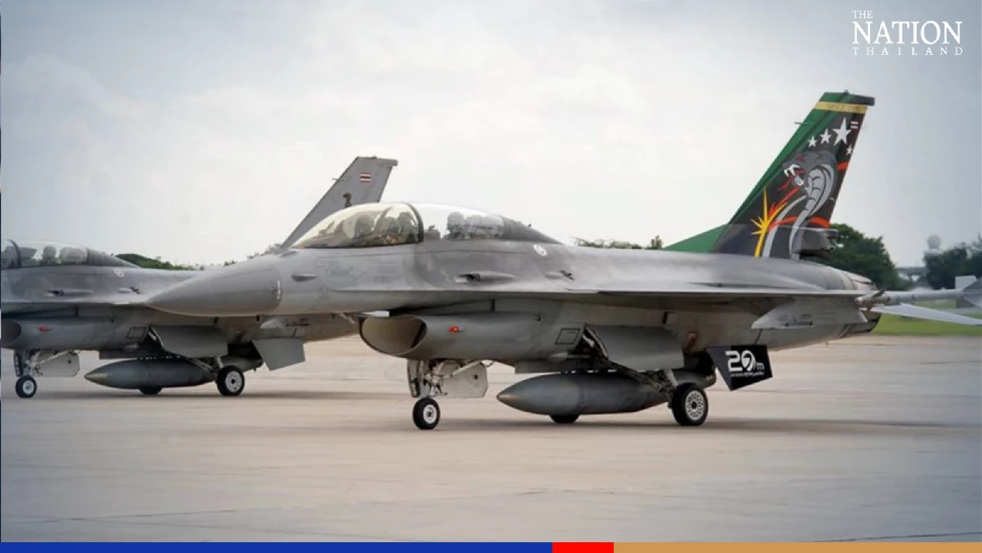 Timely ejection saves pilot as F-16A fighter jet crashes in Chaiyaphum