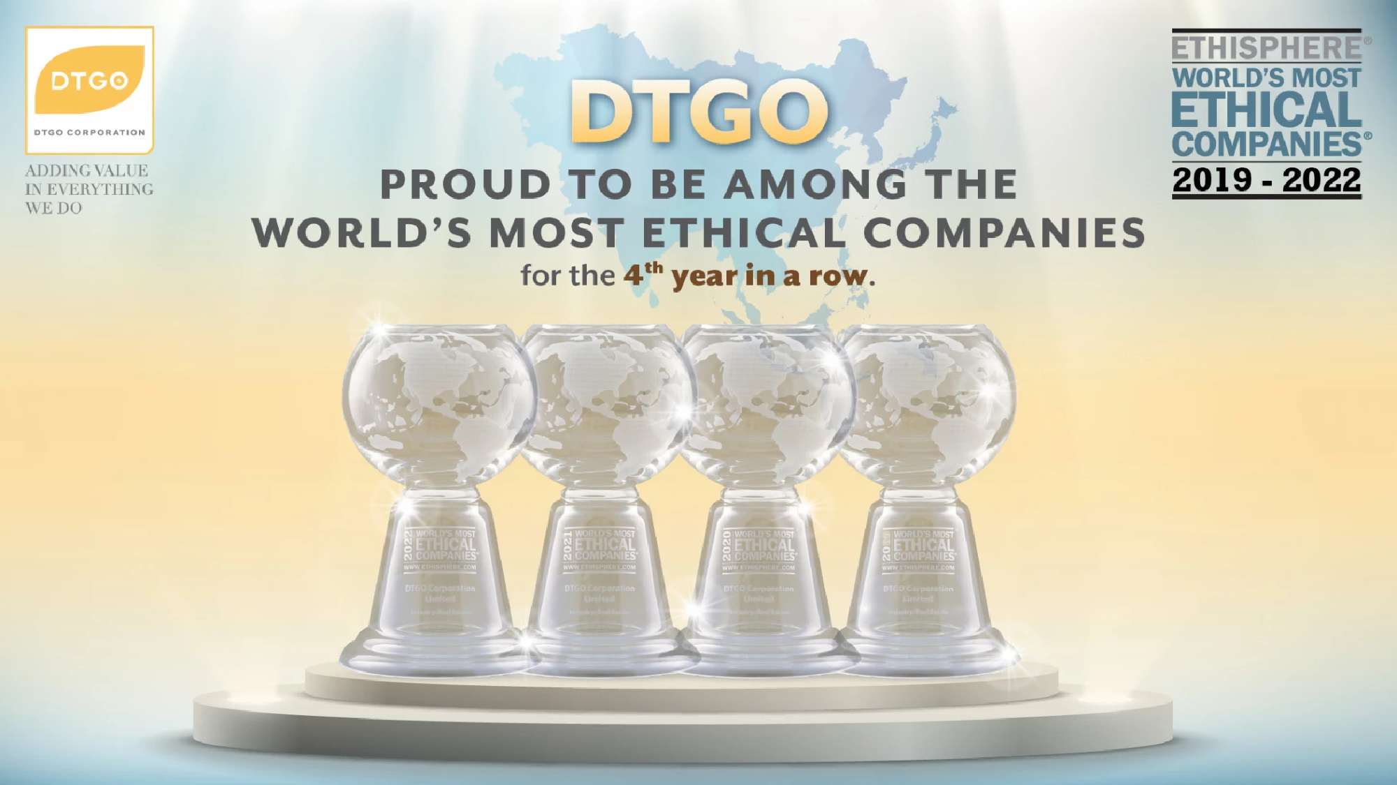 DTGO named one of World’s Most Ethical Companies for 4th consecutive year