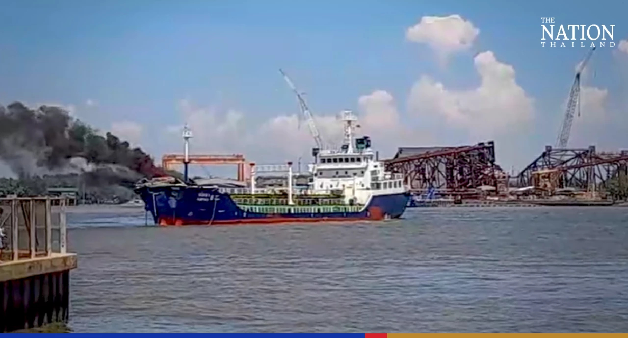 Oil tanker explosion in Samut Prakan kills one, injures another
