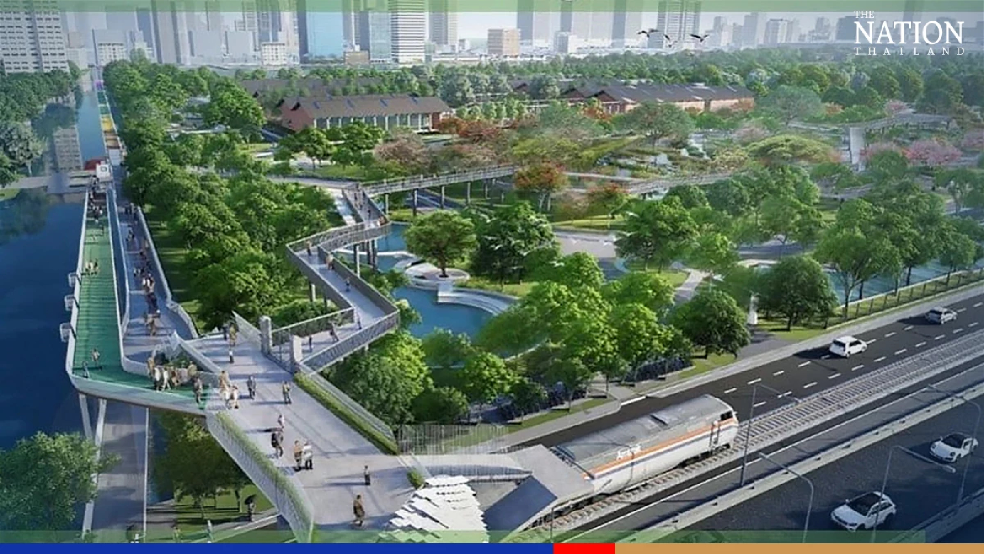 Renovation of Bangkok “Green Bridge” underway, work to finish in September