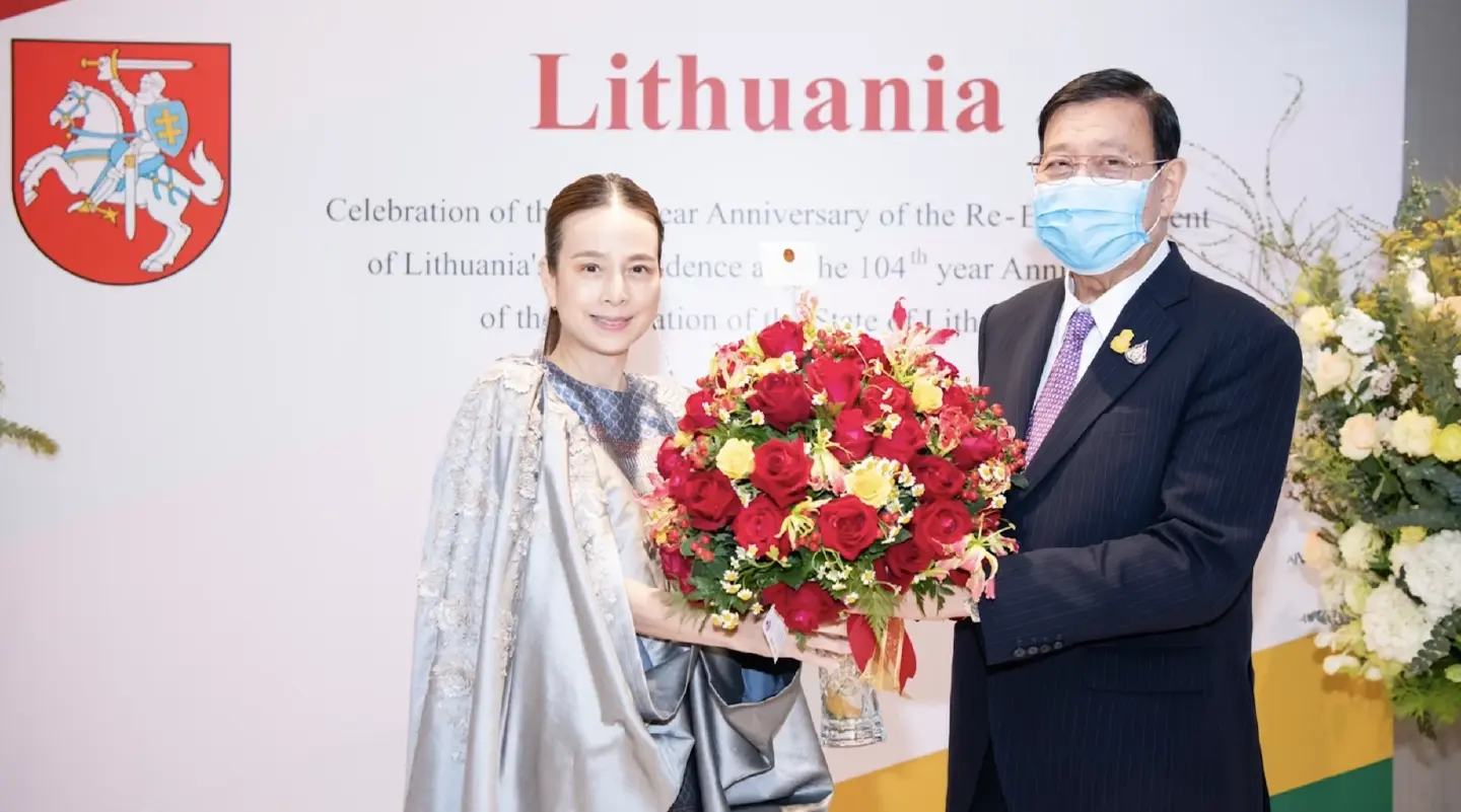 Honorary consul Nualphan Lamsam celebrates 32nd anniversary of Lithuania’s independence