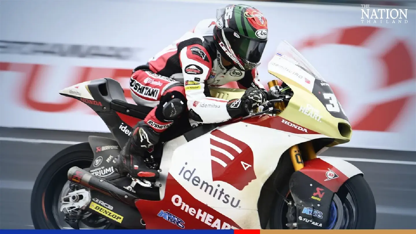 Somkiat grabs Thailand’s first win in motorcycle racing world championship Somkiat grabs Thailand’s first win in motorcycle racing world championship