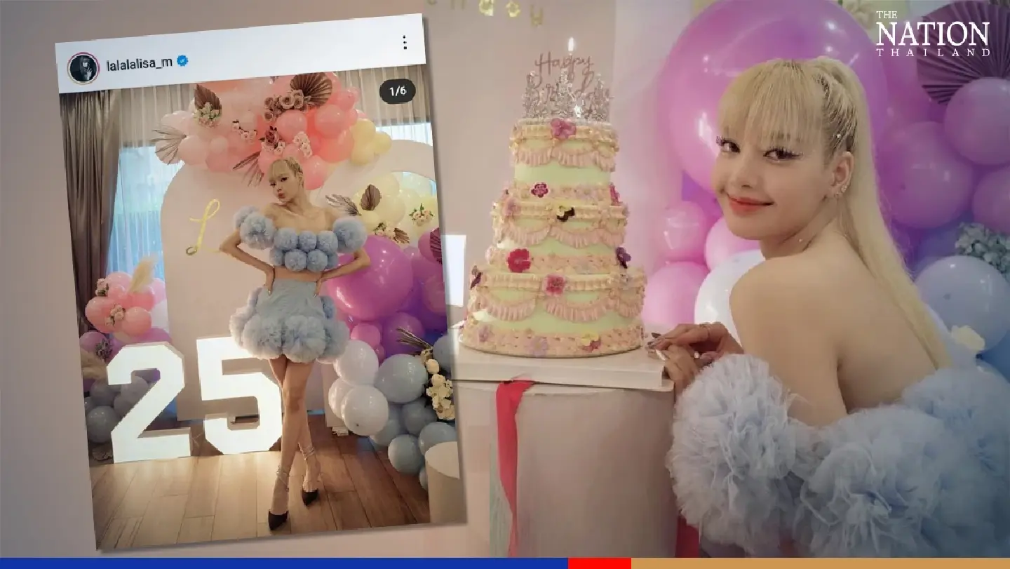 K-pop star Lisa Blackpink celebrates 25th birthday with family, friends