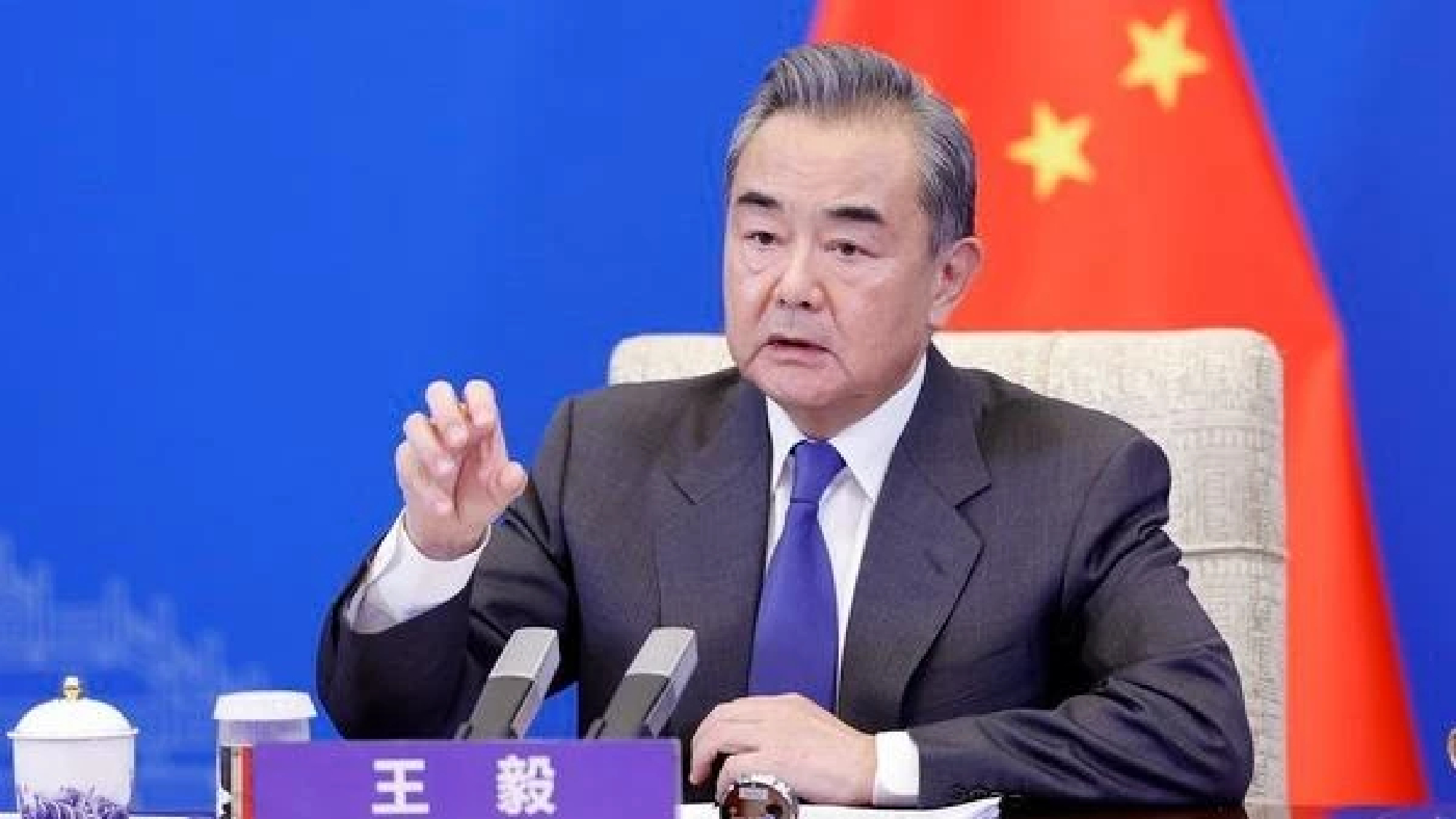 Wang: Sanctions cannot solve problems