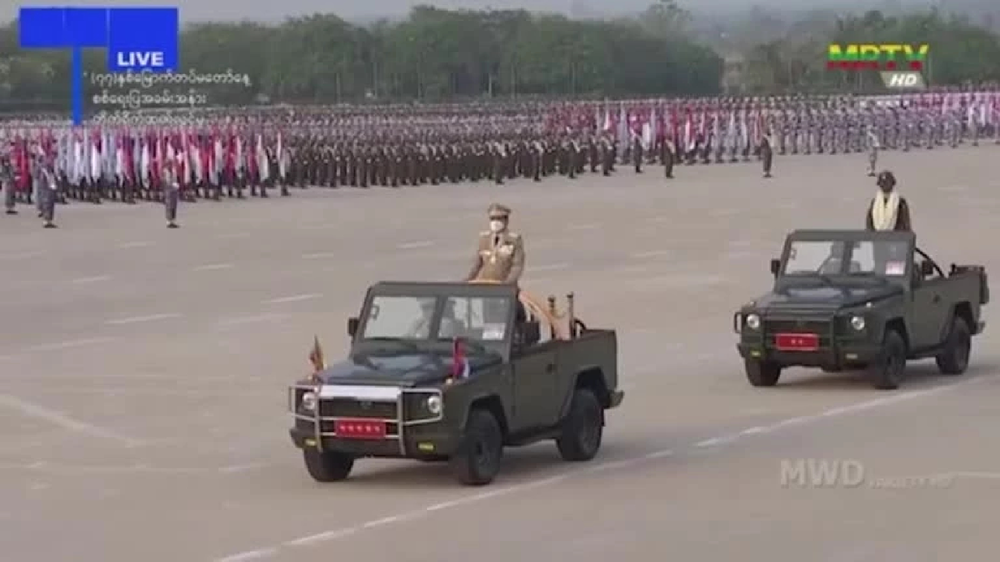 Myanmar junta chief vows no talks with opposition "terrorists"