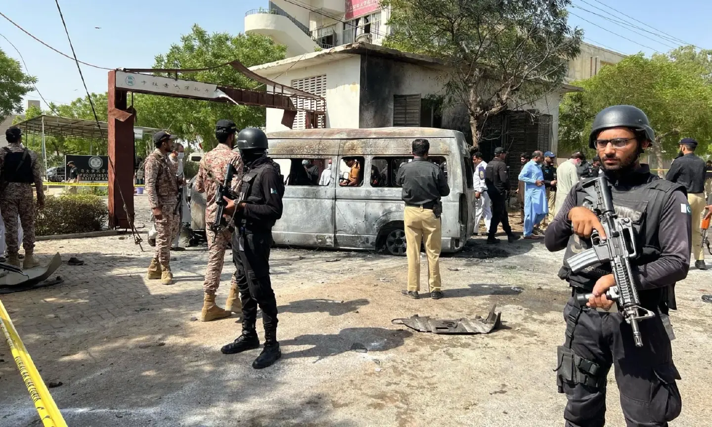 3 Chinese nationals among 4 dead in suicide attack at Karachi University