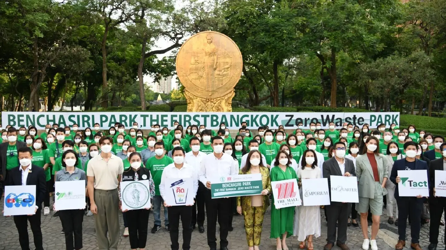 BMA launches “The First Bangkok Zero Waste Park” project, the first prototype for sustainable waste management public park in Thailand at Benchasiri Park