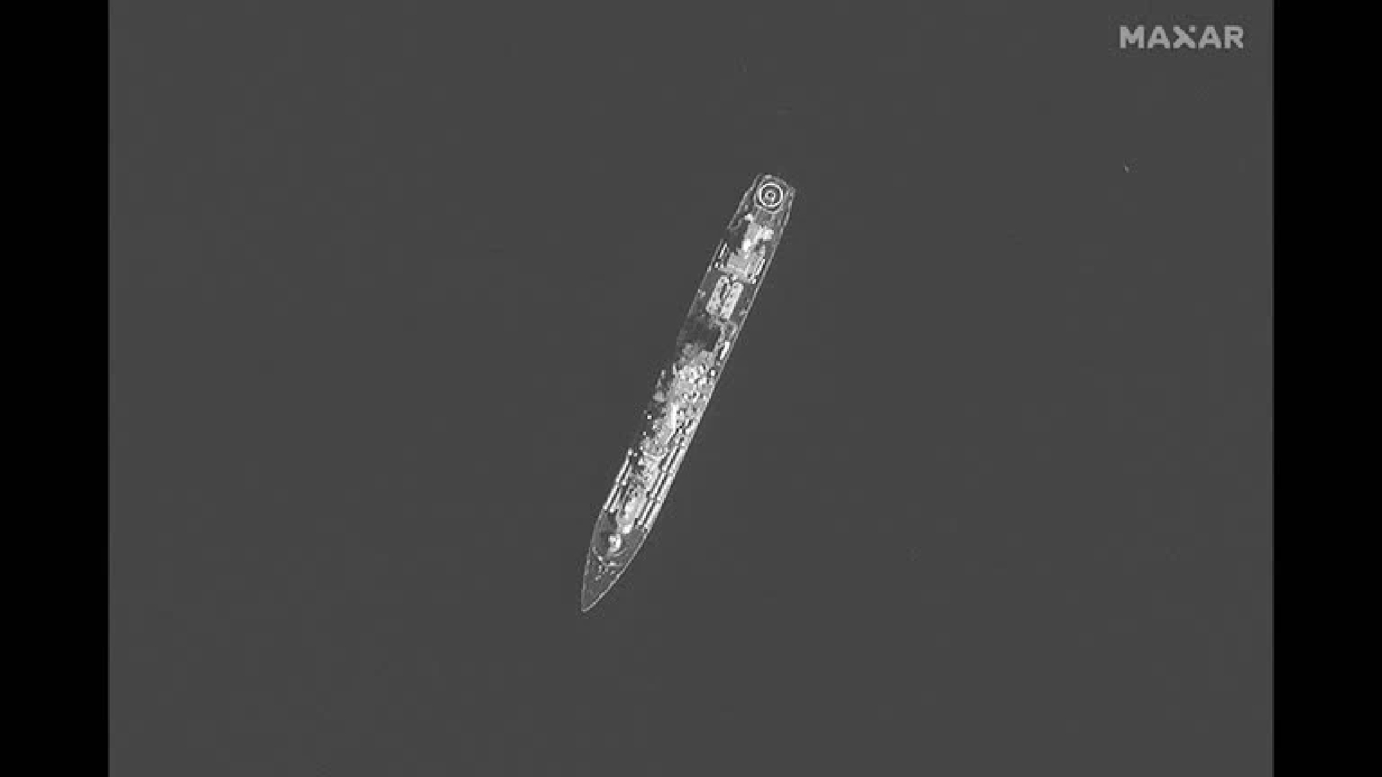 Russian missile cruiser damaged as ammo on board explodes