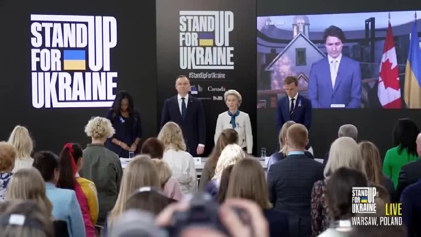 Global donors pledge 9.1 billion euros to support Ukrainian refugees