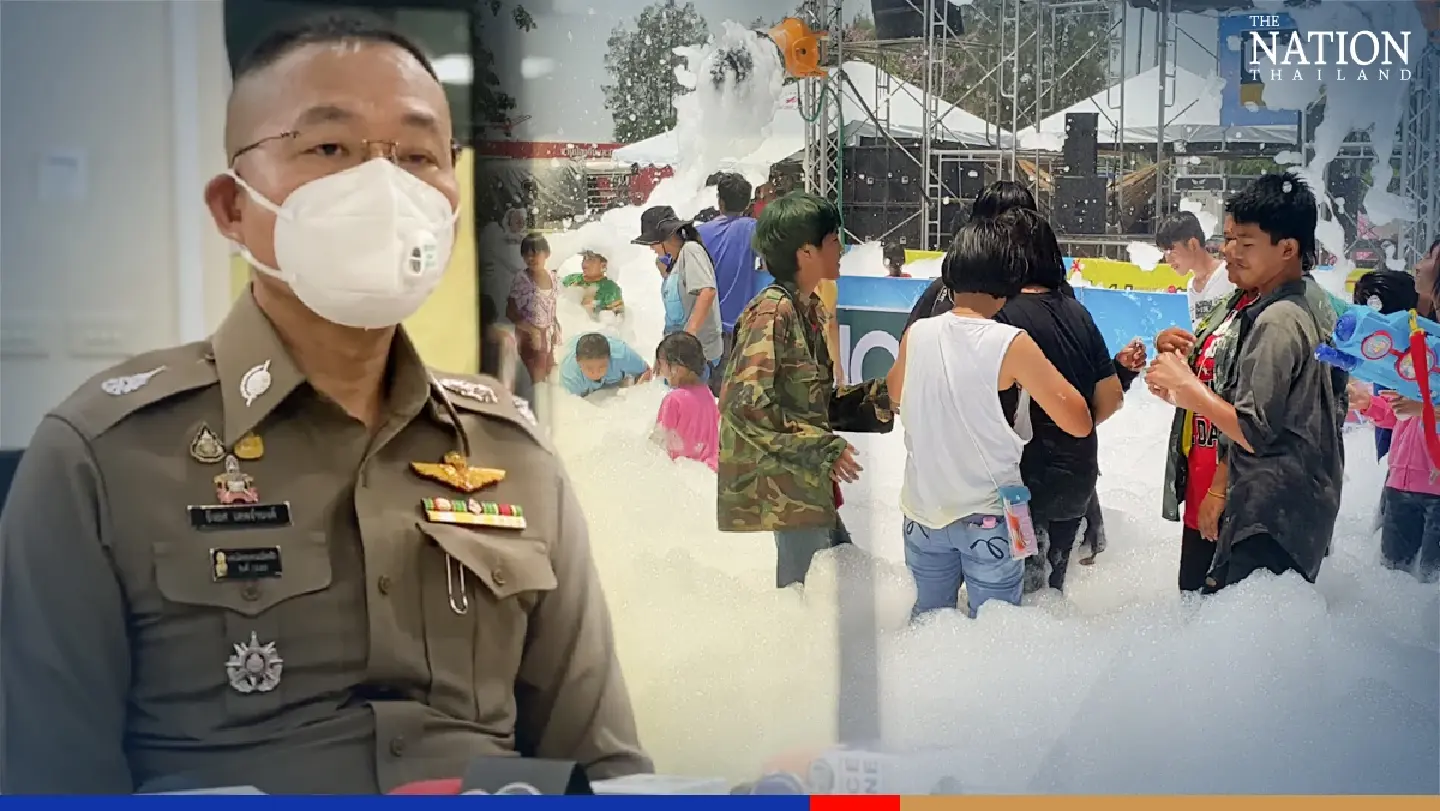 Songkran water splashing ban violators face jail, fine, police warn Songkran water splashing ban violators face jail, fine, police warn